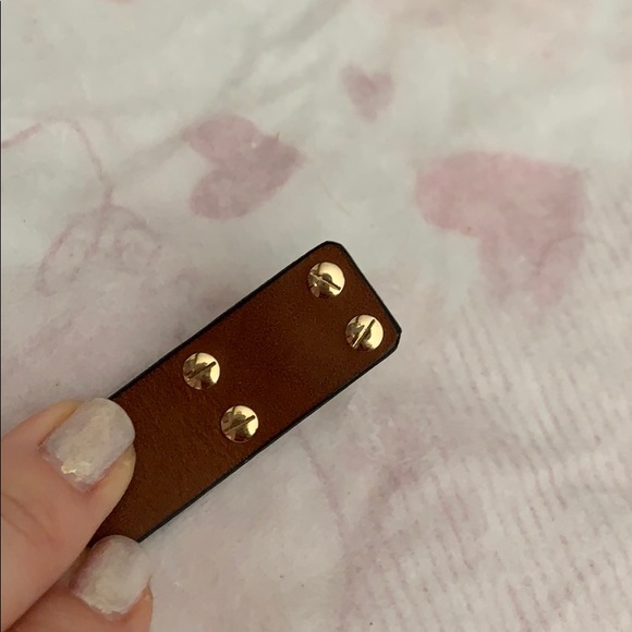 Givenchy Double Wrap Leather Shark Tooth Bracelet - Picture 5 of 6